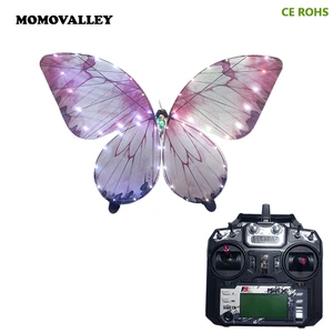 Remote Control Bionic Flying Butterfly LED Motif Light for Wedding Prop & Luxury Event Decoration Flapping Wings Butterfly