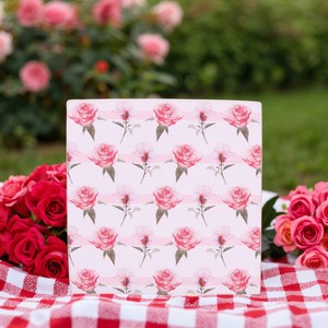 33cm*33cm Vivid Pink Rose Disposable Paper Napkin for Picnics and Weddings New Arrival Tableware & Decorations for Parties