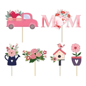 New Mother's Day Gift Paper Vase Insert for Cake Decorating for Mother's Day Celebrations