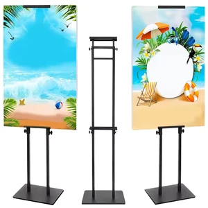Hot Sale Modern Detachable Lightweight Portable Floor Standing Advertising Stand Outdoor Sign Holder Wedding Welcome Sign Stand