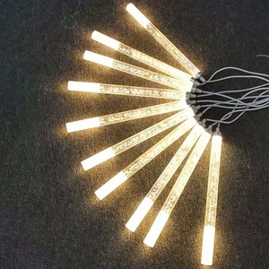 New Wedding Props 10 Acrylic Rod Ceiling Led Light Hanging Ornaments Wedding Events Decoration Led Ceiling Fan Light 2024