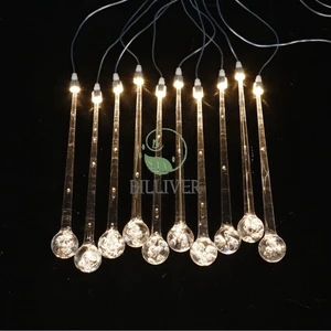 Source manufacturers 10 Water Drop Chandelier Wedding holding products Chandelier Wedding stage props atmosphere Lights