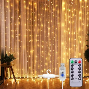 Home Party Wedding Decoration 3*3M Christmas Light Led Curtain Light for Indoor Light