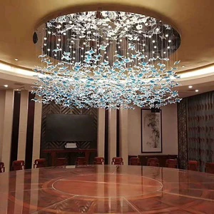 Luxury Glass Ceiling Chandelier for Wedding and Hotel Decor Creative Wedding Chandelier Decoration