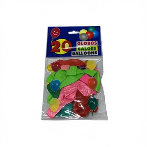 GLOBOS Disposable Latex Party Balloons Large and Small Sizes for Kids Festive Decorations