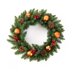 Hot Sale Customizable Christmas Garlands Wreaths With Decorations