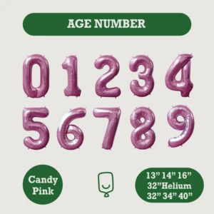 Number Age Foil Balloon Manufacturer Multiple Sizes Colors 16 32 40 Inch Birthday Party Custom OEM Mylar FAMA BSCI Sedex