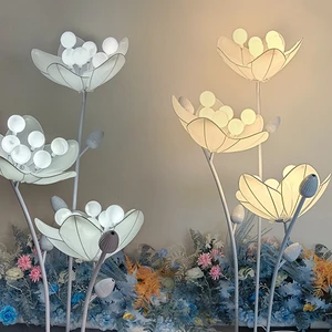 Modern Flower Wedding Lights Festive Atmosphere LED Light for Party Stage Road Lead Background Decoration