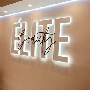 Light up Your Business Logo With High Quality Customized 3D Channel Letter Reception Company Sign LED Electronic Backlit Sign