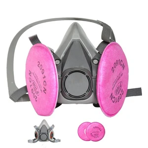 6200 Gas Mask High Quality Industrial Grade P100 Filter 2091 2097 Silicone Mask For Effective Particulate Protection