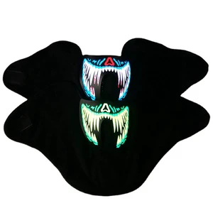 Hot Product Party Favor Halloween Mask EL Light up Led Rave Party Mask