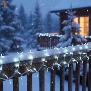 Home Room Wedding Party Decoration IP65 Waterproof Silicone String Light Outdoor Led Fairy Christmas Decorative 10M