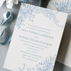 Custom Luxury Wedding Invitation Suite With Deep Embossed Floral Patterns And Gold Foil Accents For Elegant Wedding Party