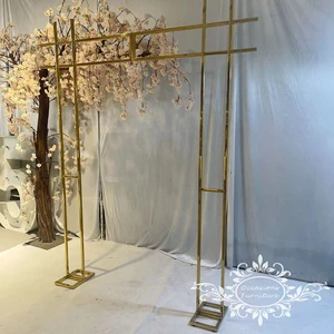 Golden Wedding Stainless Steel Arches