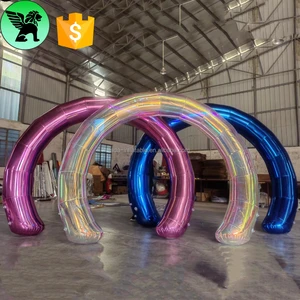 2.5m Wedding Event Party Mirror Inflatable Arch Customized Decoration Archway Inflatable Model for Holiday Festival A10919