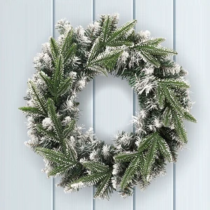 Artificial Christmas Wreath and Garland for Indoor Use Eco-Friendly Party Decor with Pine Cones