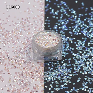 OEM Custom Fluorescent Matte Chunky Glitter Mixed Size Solvent Resistant Vietnam Tumbler Slime Craft Decoration Powder Pigment