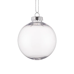 Christmas Tree Ornaments Ball Christmas Bulbs Clear 90mm Large Balls for Decor