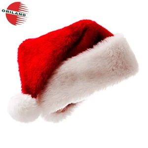 Christmas Decoration Adult Xmas Party Santa Hat Soft Plush Christmas Hats
