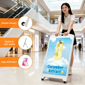 New Arrival Outdoor Mini Full Screen P2.5mm LED Portable Advertising Digital Signage Kiosk