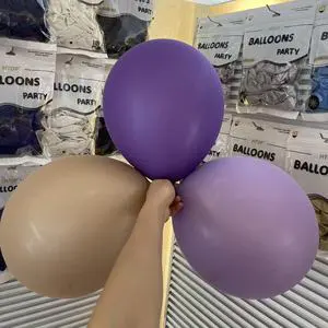 High Quality Explosion Proof Latex Single Balloon 5/9/10/12/18/36 Inch Birthday Decorations Retro Color HAORUN Brand