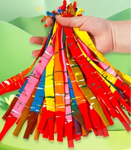 Factory Flying Magic Long Balloons Assorted Colors Rocket Balloons Boys Girls Party Balloons Birthday Festival