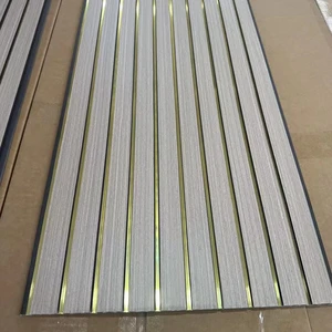 2026 New Modern Interior PVC Ceiling Fluted Wall Panel Factory Wholesale Wood Alternatives For Indoor Decoration