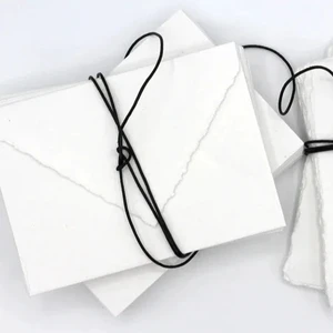 Handmade Wedding Paper Crafts 5x7 Cotton Fairy Style Elegant and Stylish Pack of 25