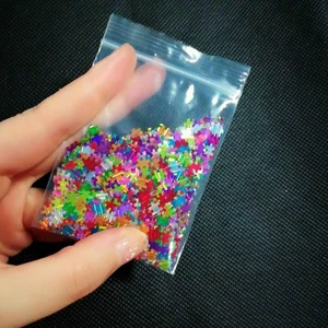 Fasting Shipping Holographic Colorful Puzzle Shape Glitter for Cups