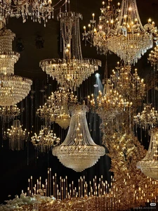 Wedding Decoration Lighting Luxury Living Room Dining European Candle Crystal Ceiling Chandelier for Decor
