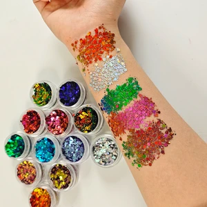 Wholesale Long Lasting Chameleon Color Shift Glitter Gel Safe Non-toxic Waterproof Shiny Sequins for Party Decoration