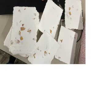 Deckle Edged Rose Flower Petal Handmade Papers Suitable for Wedding Stationers and Wedding Invitation Designers