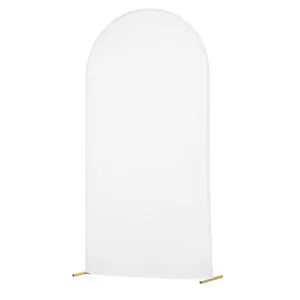 7.2 X 4 ft Stable Structure Easy Assembly Gold Metal Arch Backdrop Stand 1 Piece Wedding Arch