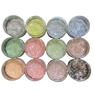 Hot Selling Greasepaint Butterfly Shaped Sequins Bulk Glitter Powder for Festival Decoration and Craft Products