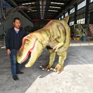 Realistic Robotic Tyrannosaurus Rex Dinosaur Cosplay Costume Silicone Rubber Wearable Dino Suits For Party Event