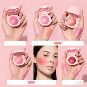 Single-Shade Glitter Blush Lightweight Long-Lasting Hold to Keep Sparkle All Day for Beautiful Gifts
