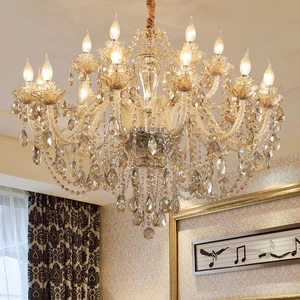 Luxury Crystal Chandelier Pendant Light For Hotel Lobby Villa Banquet Hall Wedding Restaurant Living Room Decoration Lighting