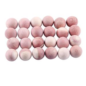 Ningbo Embody Hot Sale Wholesale Natural Fresh Red Cedar Wood Balls Moth Balls For Sale