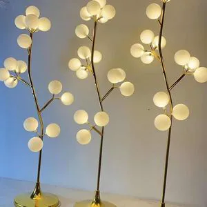 Elegant Decorative Metal LED Lights for Wedding Walkway, Aisle & Stage - Perfect for Romantic Ceremony Pathway