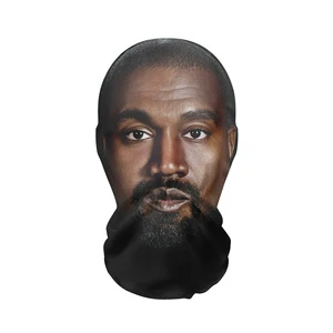 Europe And United States Special 3D Digital Printing Spoof Face Scarf Multi-Functional Outdoor Hip-Hop Mask Party Masks