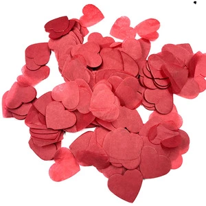 2.5cm Confetti Paper Heart Shape Paper Confetti for Wedding Party Celebrations