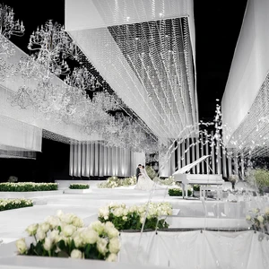 European Design Decoration Custom Banquet Hall High End LED Wedding Light