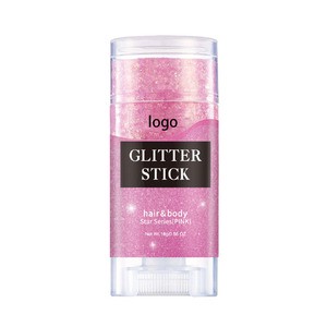 Private Label Makeup Shing House Party Disco Glitter Cakscicle Sticks and Hair Glitter Stick