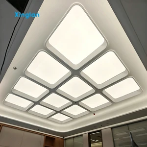Creative Special Shape Soft Membrane Ceiling Light Box Aluminum Frame PVC Stretch Ceiling Lighting System