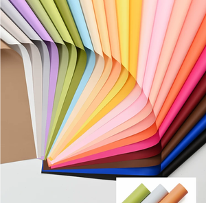 Waterproof Flower Wrapping Paper with Soft Colors