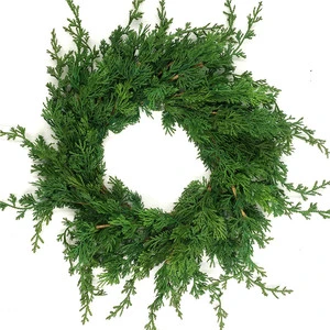 Cedar Christmas Wreath Greenery Front Door Artificial Wreath
