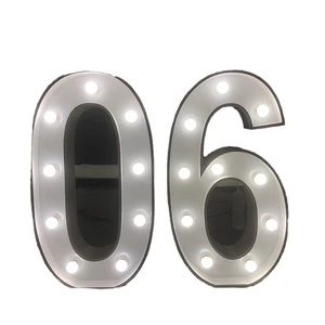 3D Metal Marquee Letters Led Ins Style 3D LED Strip Wedding Decoration Supplies Stage Background Signage for Party Events