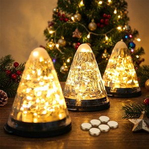 New Item LED Courtyard IP65 Waterproof Landscape Decorative Christmas Wedding Party Solar Star String Warm White Night Lamp