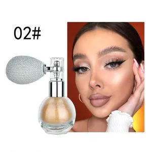 Best-selling airbag Spray Brightening Glitter Body Powder Highlighter Powder Can Be Customized logo