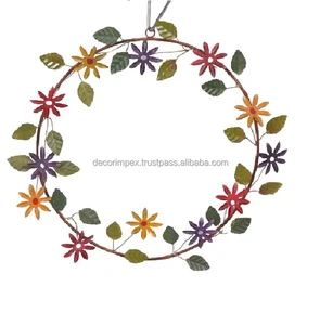 Colourful Wreath Modern Frames Home Decor Christmas Wreath Specifically Adorned With Leafs Christmas Wreath for Home Decor